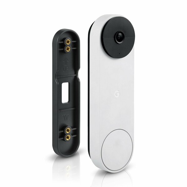 Wasserstein Doorbell No-Drill Mount, for Google Nest Doorbell battery GoogleDBNoDrillMntUS